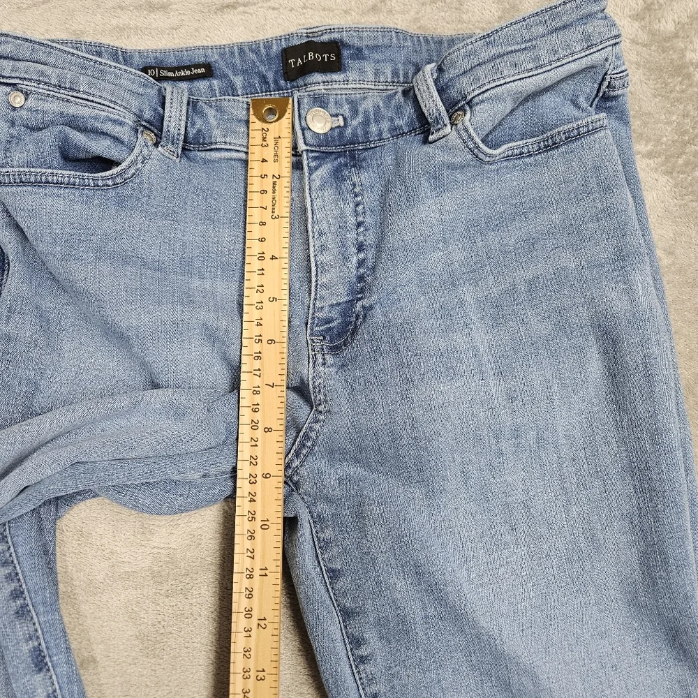 Talbots Slim Ankle Jeans - Size 10 - Excellent Used Condition (EUC)
